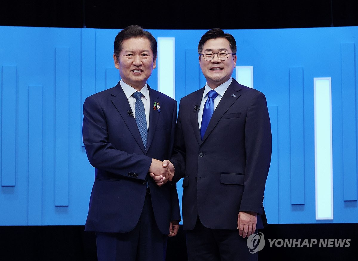 鄭 "강력한 개혁 리더십"·朴 "당정대 원팀"…與 순회…
