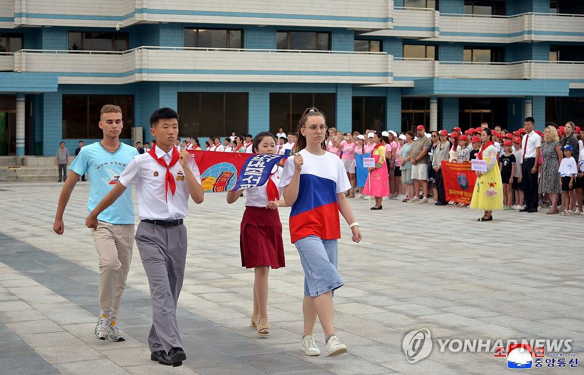 北朝鮮とロシアが「少年親善キャンプ」