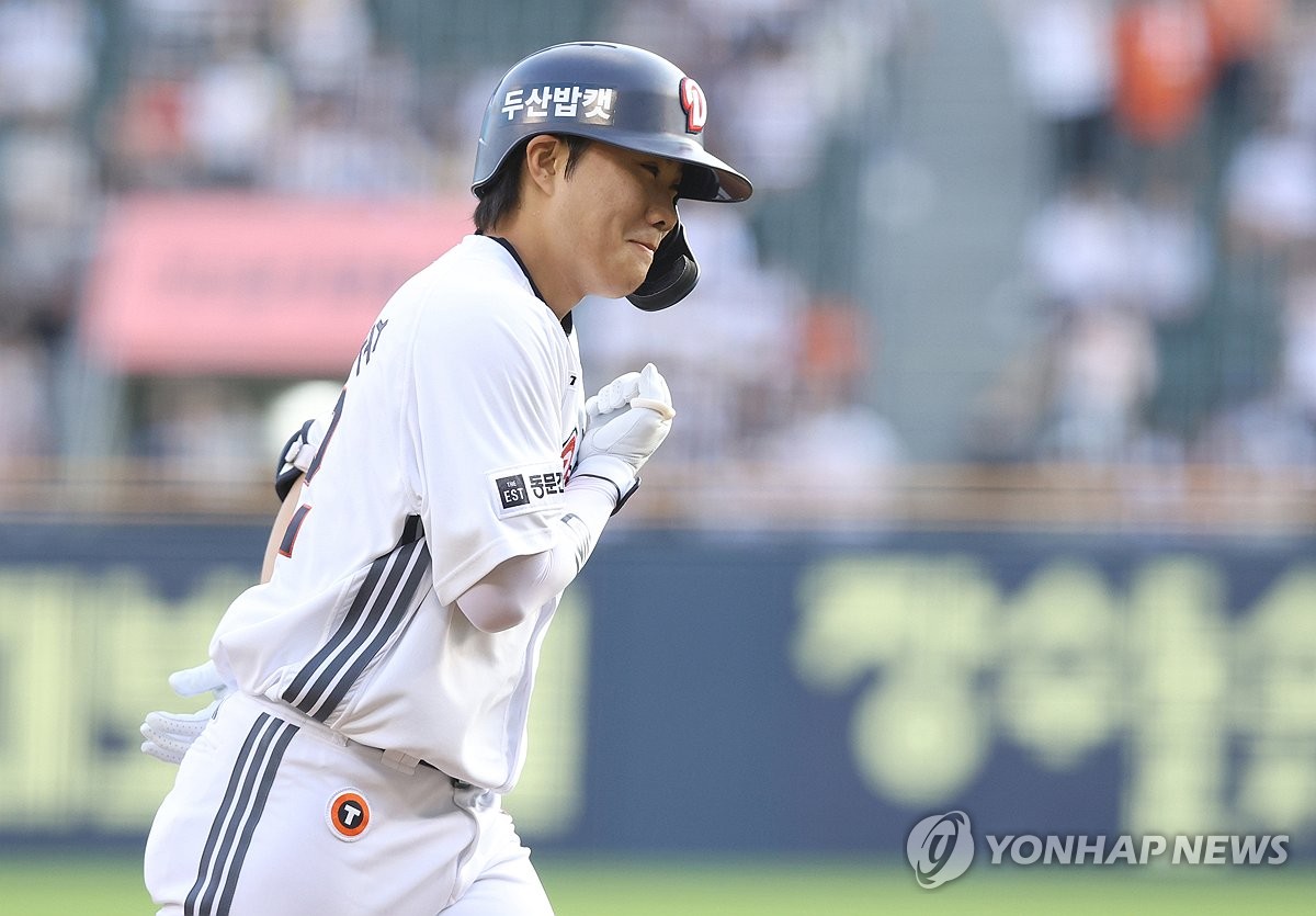 한화 3연전 12타수 6안타…또 한 번 이름 알린 두산 신인 박준순