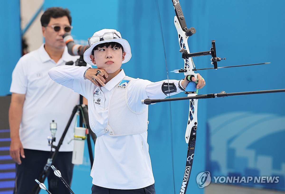 안산·강채영, 광주 세계양궁 개인전 4강서 맞대결