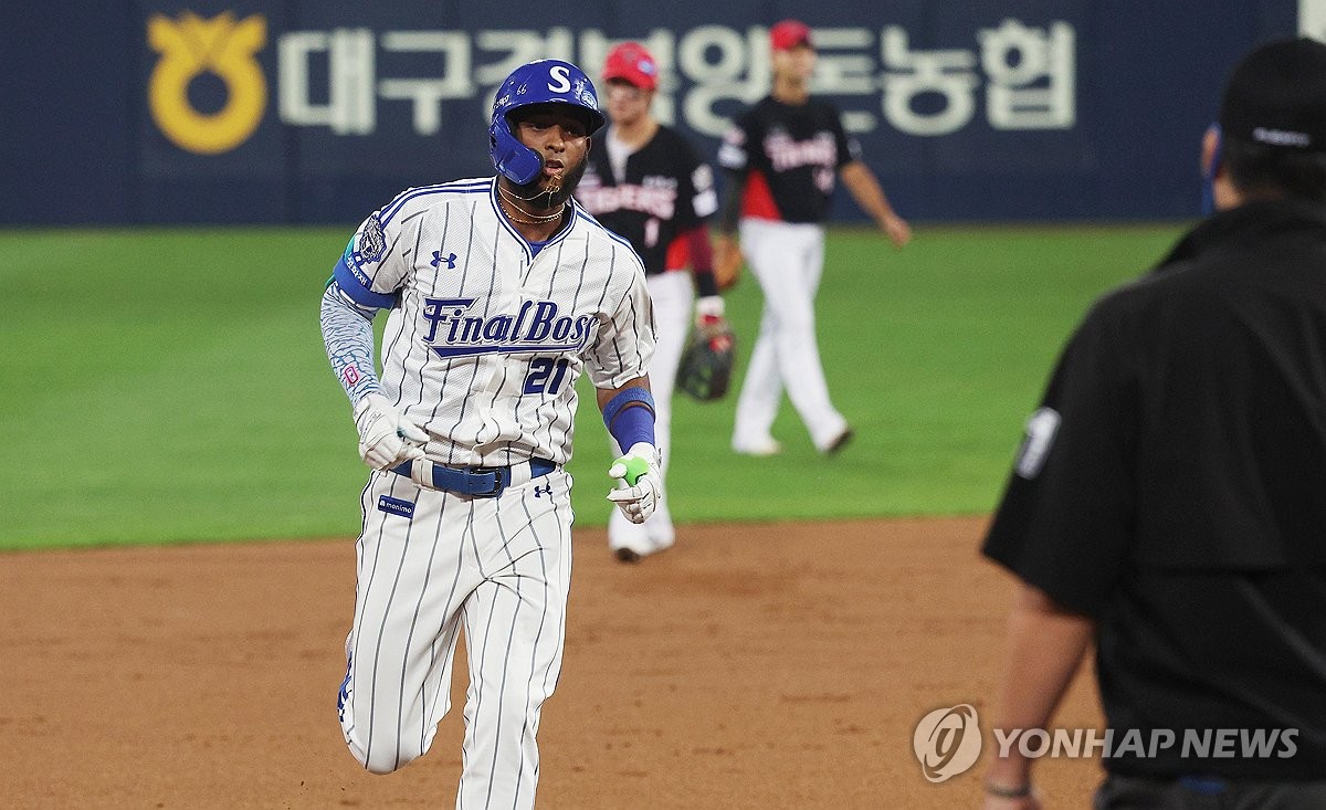 '50홈런 고지' 삼성 디아즈, 9∼10월 KBO 월간 MVP 선정