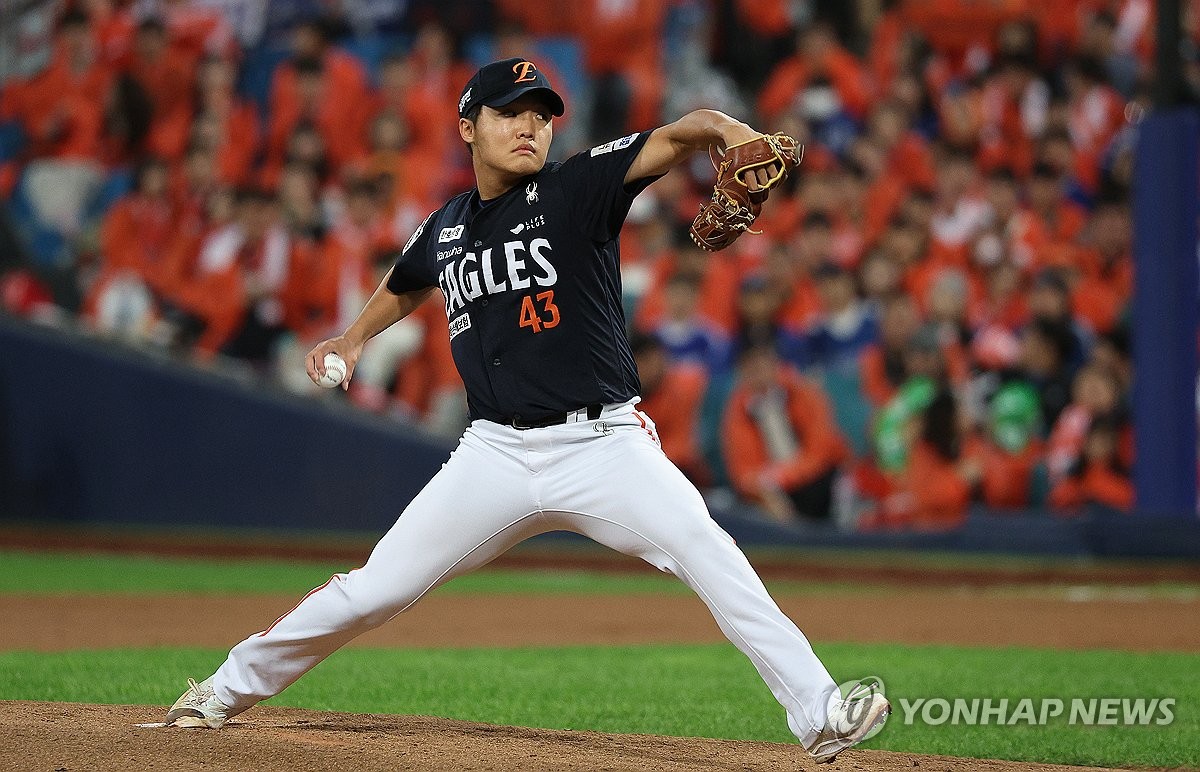 정우주 '한화를 승리로'