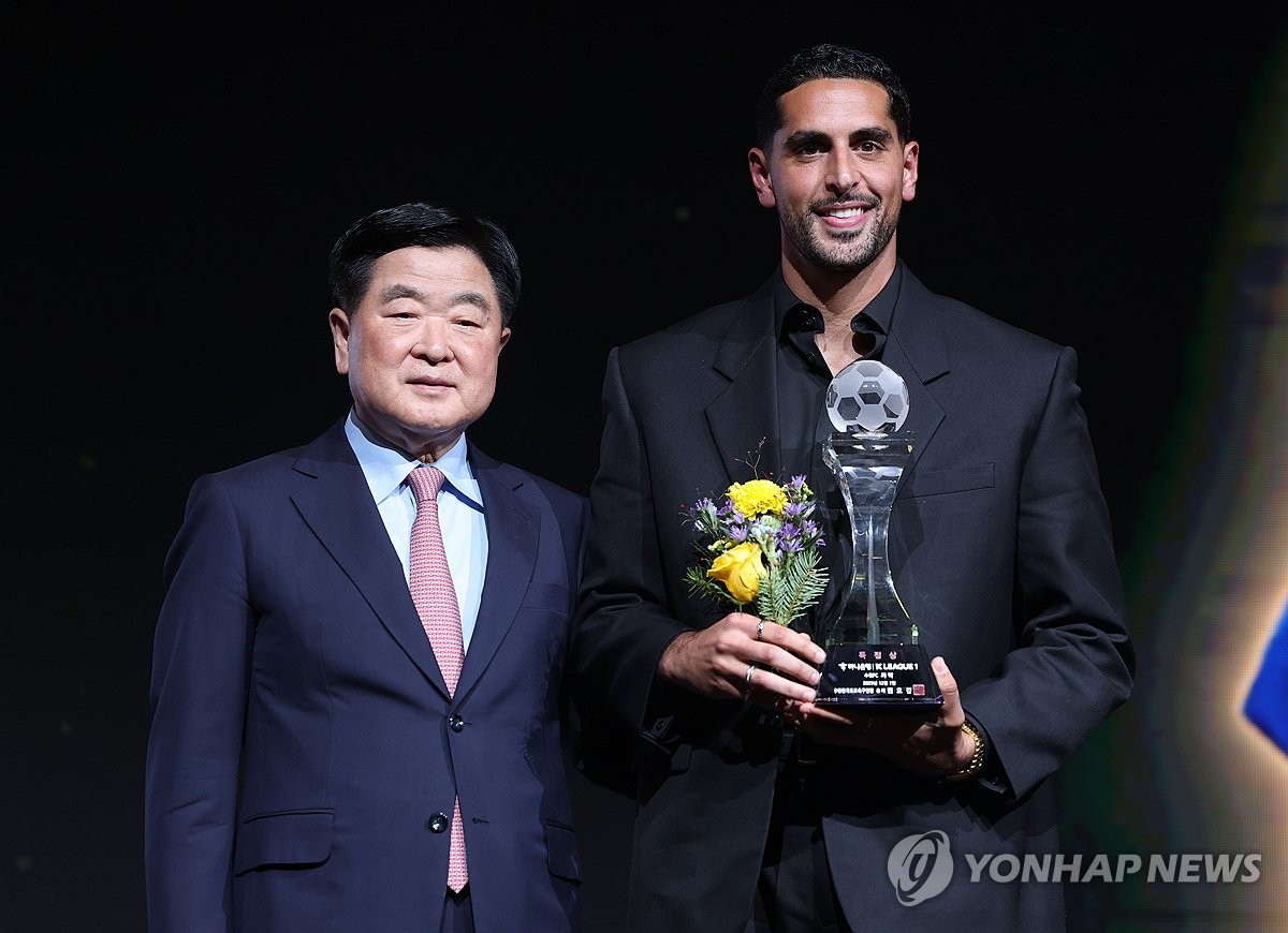 K리그1 최다득점상 수상한 싸박