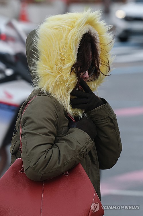 ソウルで氷点下７度観測