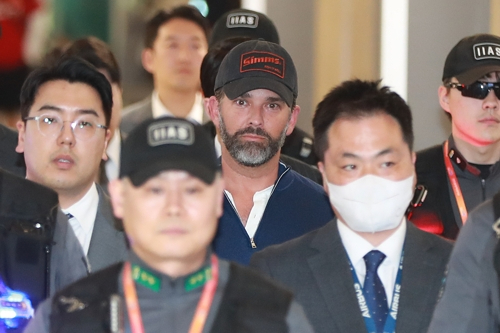 트럼프 장남, 재계 릴레이 면담 마치고 출국…"對美 소통 물꼬"