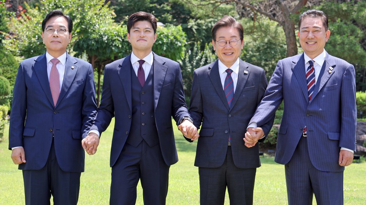이재명 대통령, 여야지도부 회동